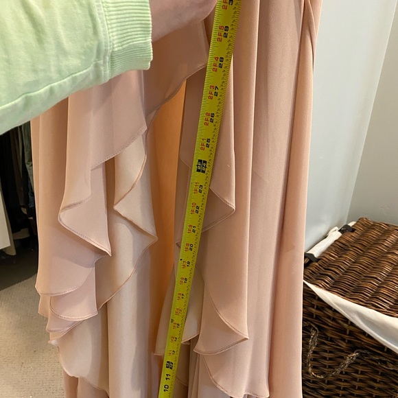 Jenny Yoo Bridesmaids wrap dress, blush - Picture 10 of 10